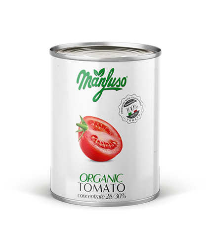 Concentré de Tomates Bio 28/30° Brix boîte 4.500gr. - Conserve Manfuso®